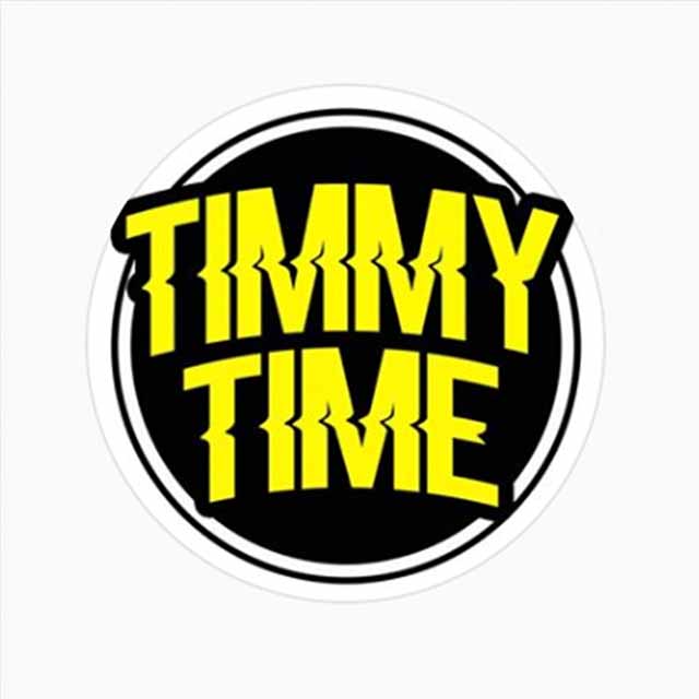 Timmy time - tersenyum bahagia